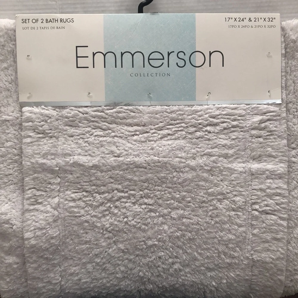 SET OF 2 BATH RUGS / EMMERSON COLLECTION